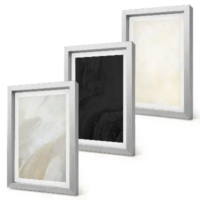 3-piece wall art set in structures of minimalist shades