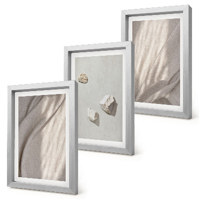 Framed triptych Close-ups of modern boho style structures