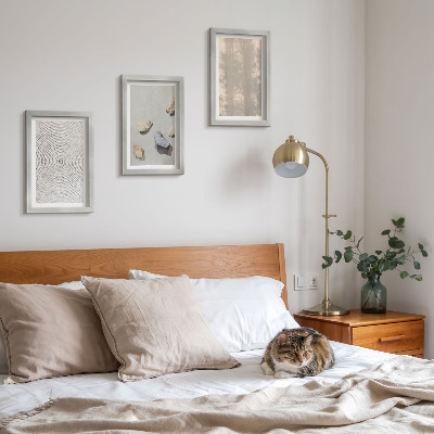 3-piece wall art set Boho textures natural structures
