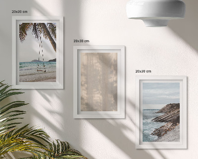 3-piece wall art set Summer sand and seaside views summer landscapes