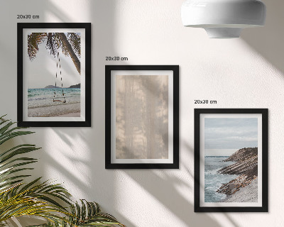 3-piece wall art set Summer sand and seaside views summer landscapes