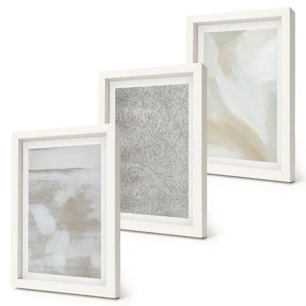 3-piece wall art set modern painting with abstract textures