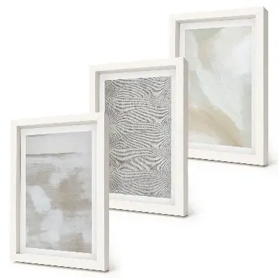 3-piece wall art set modern painting with abstract textures