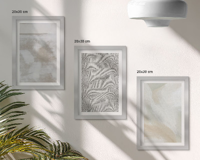 3-piece wall art set Abstraction in design, modern painting textures