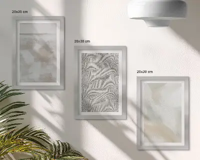 3-piece wall art set modern painting with abstract textures