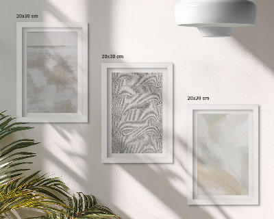 3-piece wall art set Abstraction in design, modern painting textures