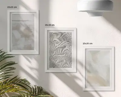 3-piece wall art set modern painting with abstract textures