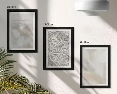 3-piece wall art set modern painting with abstract textures
