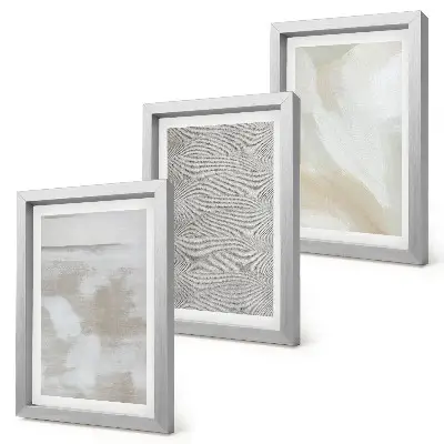 3-piece wall art set modern painting with abstract textures