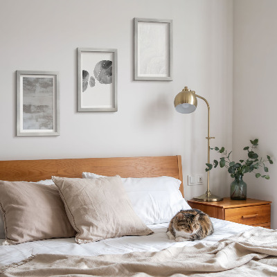 Photo frame wall Abstract shapes and structures modern style