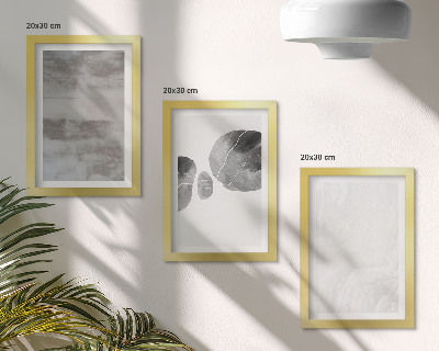 Photo frame wall Abstract shapes and structures modern style