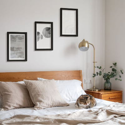 Photo frame wall Abstract shapes and structures modern style