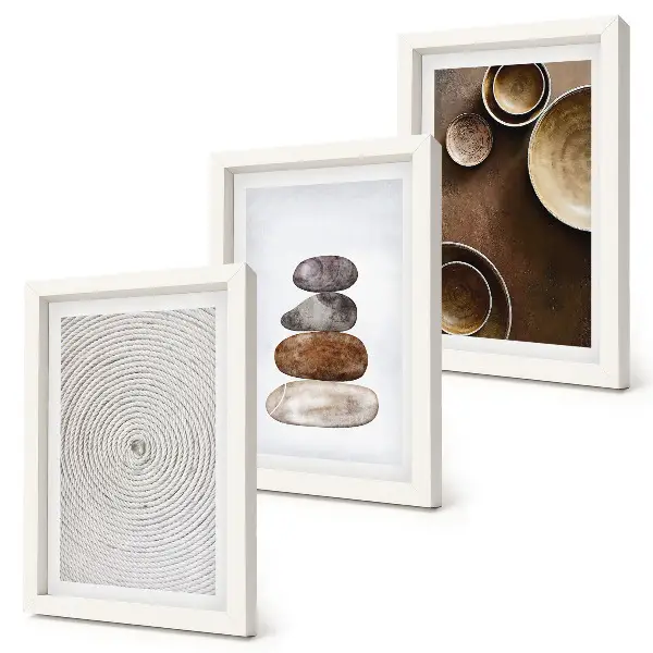 Photo frame wall modern art textures design