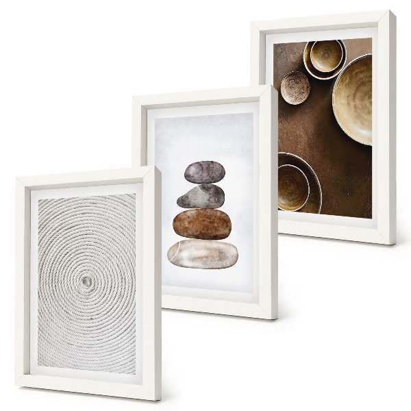 Photo frame wall Textures in art modern design