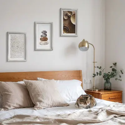 Photo frame wall modern art textures design