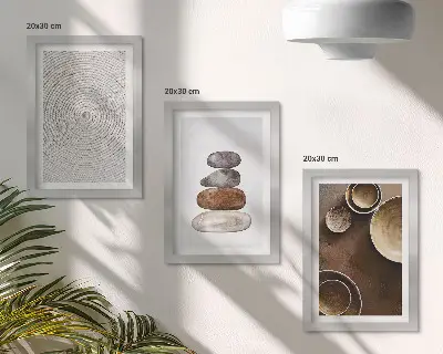 Photo frame wall modern art textures design