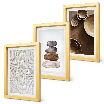 Photo frame wall modern art textures design