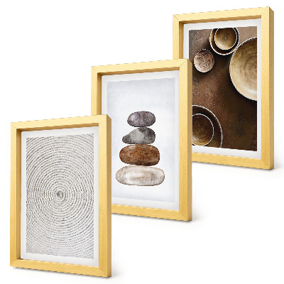 Photo frame wall Textures in art modern design