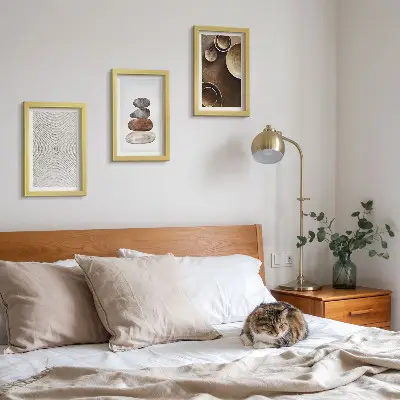 Photo frame wall modern art textures design