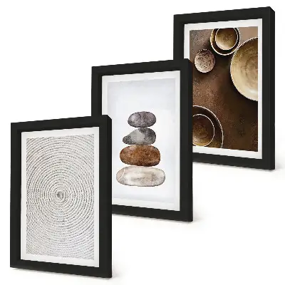Photo frame wall modern art textures design