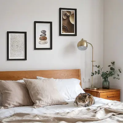 Photo frame wall modern art textures design