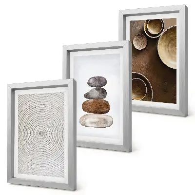 Photo frame wall modern art textures design