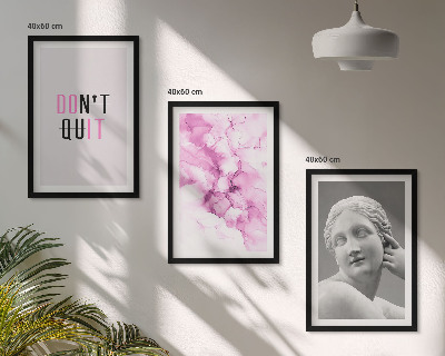 Three-piece wall art piece Abstract watercolor sculpture