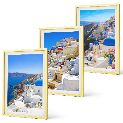 Wall art set Landscape architecture Oia Santorini