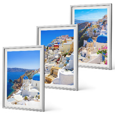 Wall art set Landscape architecture Oia Santorini