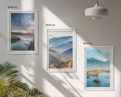 Mountain landscapes and waterfalls wall art set set of mountain landscapes and waterfalls