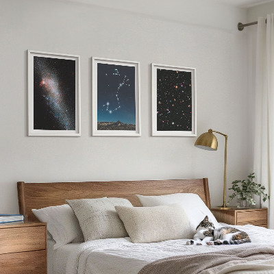 Wall art set Scorpio's Cosmic Landscapes