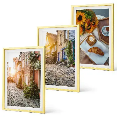 Streets coffee sunflowers wall art set set of wall art prints
