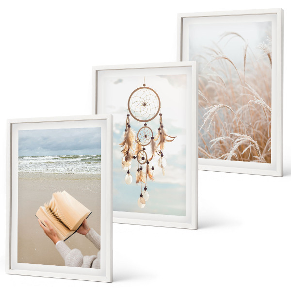 Wall art set Peaceful summer boho landscapes