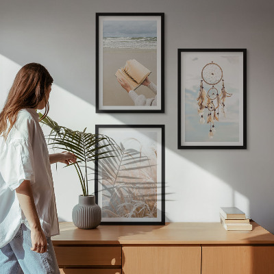 Wall art set Peaceful summer boho landscapes