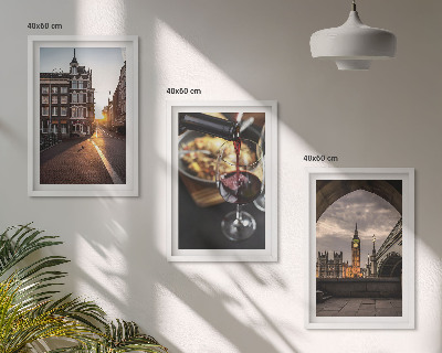Wall art set Images city food London