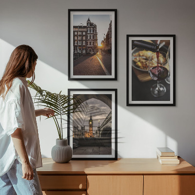 Wall art set Images city food London