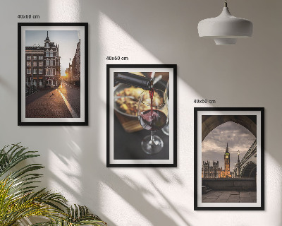 Wall art set Images city food London