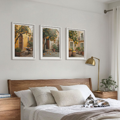 Wall art set Garden citrus sun
