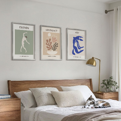 Wall art set Matisse's Stylish Plant Figures