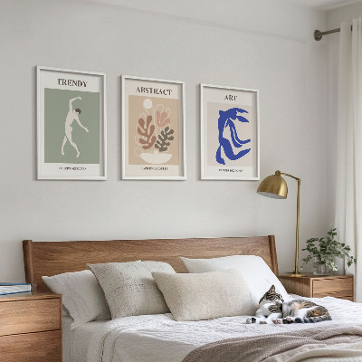 Wall art set Matisse's Stylish Plant Figures