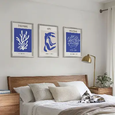 Matisse abstract wall art set set of decorative posters