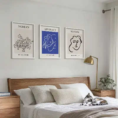 Three-piece Matisse wall art set modern posters