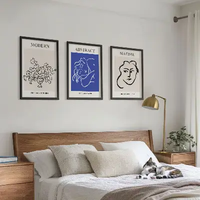 Three-piece Matisse wall art set modern posters