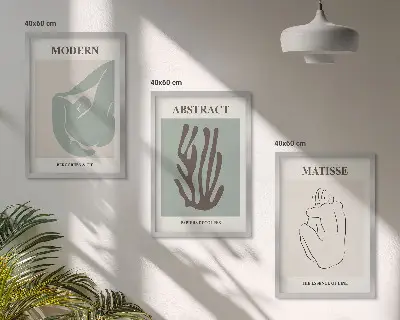 Matisse abstract wall art set stylish paintings