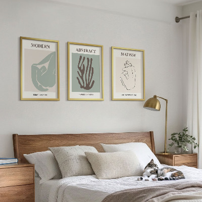 Wall art set Matisse's stylish abstract paintings
