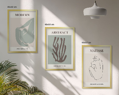 Wall art set Matisse's stylish abstract paintings