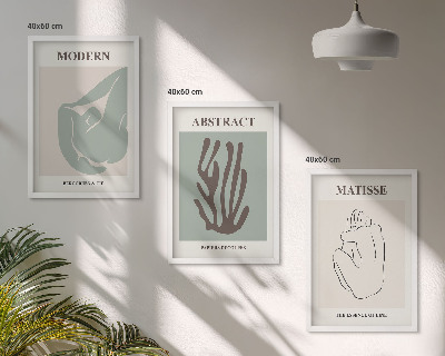 Wall art set Matisse's stylish abstract paintings