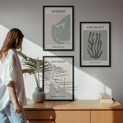 Wall art set Matisse's stylish abstract paintings