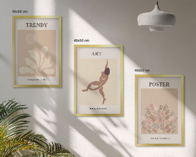 Wall art set Matisse's abstract forms