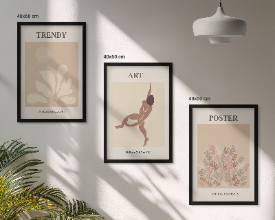 Wall art set Matisse's abstract forms